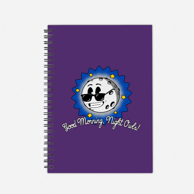 Good Morning Night Owls-None-Dot Grid-Notebook-sillyindustries