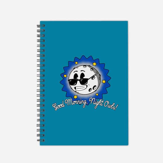 Good Morning Night Owls-None-Dot Grid-Notebook-sillyindustries