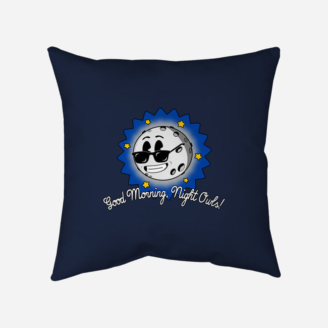 Good Morning Night Owls-None-Non-Removable Cover w Insert-Throw Pillow-sillyindustries