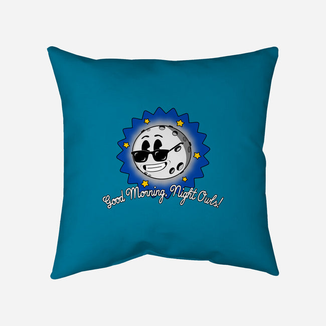 Good Morning Night Owls-None-Non-Removable Cover w Insert-Throw Pillow-sillyindustries