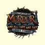 Mordor Vacation-None-Glossy-Sticker-glitchygorilla