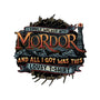 Mordor Vacation-Dog-Bandana-Pet Collar-glitchygorilla