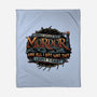 Mordor Vacation-None-Fleece-Blanket-glitchygorilla