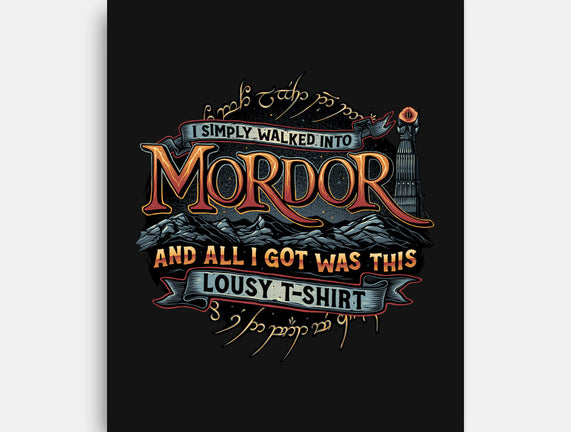 Mordor Vacation