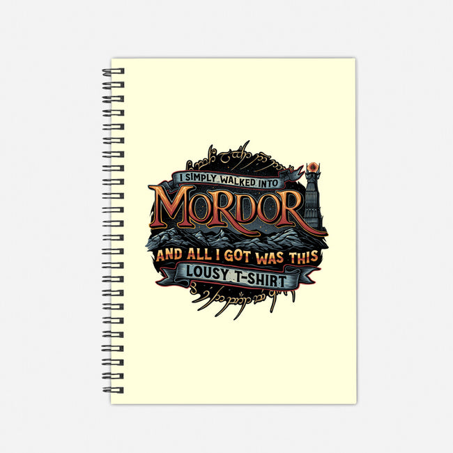 Mordor Vacation-None-Dot Grid-Notebook-glitchygorilla