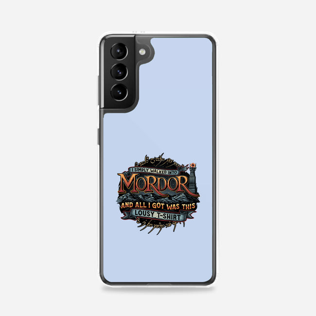 Mordor Vacation-Samsung-Snap-Phone Case-glitchygorilla