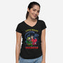 Beetle II-Womens-V-Neck-Tee-Punksthetic