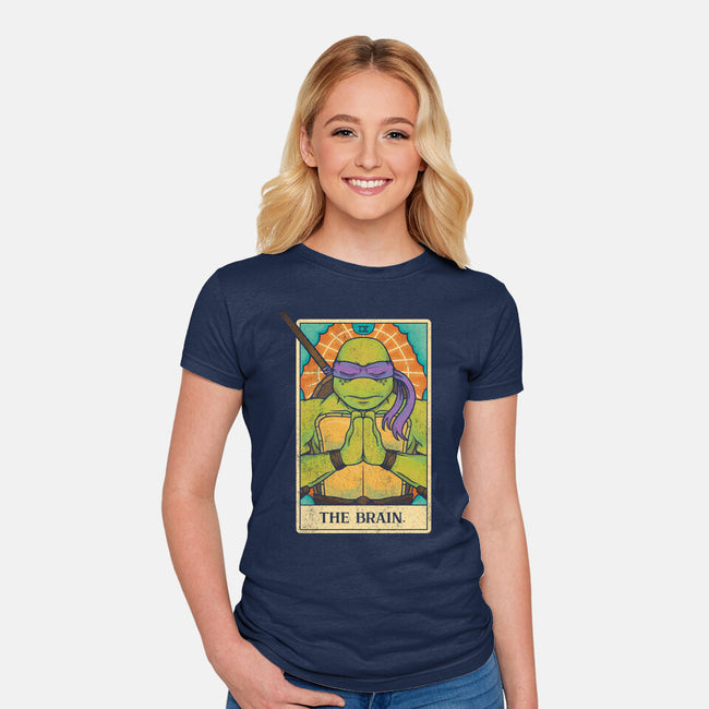 The Brain Tarot-Womens-Fitted-Tee-turborat14