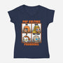 Pop Culture Pronouns-Womens-V-Neck-Tee-Boggs Nicolas