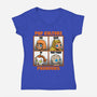 Pop Culture Pronouns-Womens-V-Neck-Tee-Boggs Nicolas