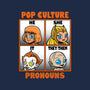 Pop Culture Pronouns-None-Fleece-Blanket-Boggs Nicolas