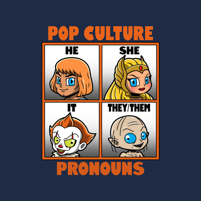 Pop Culture Pronouns-Womens-Basic-Tee-Boggs Nicolas