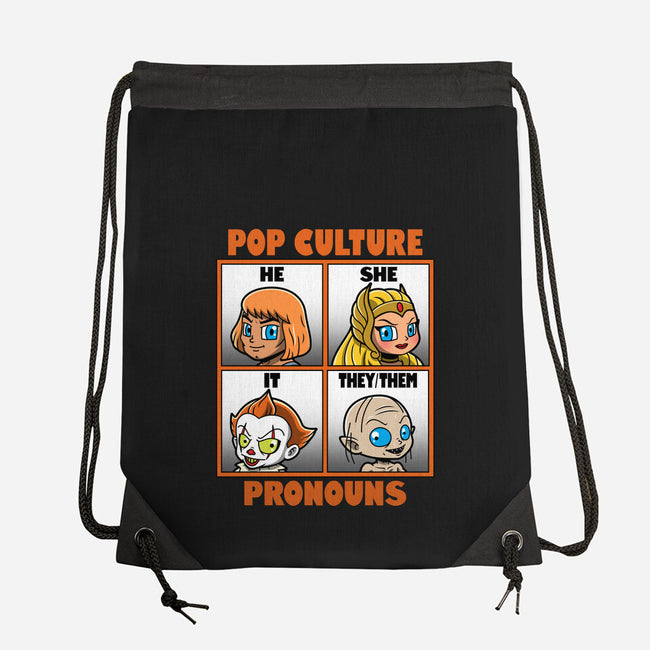 Pop Culture Pronouns-None-Drawstring-Bag-Boggs Nicolas