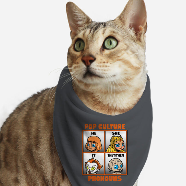 Pop Culture Pronouns-Cat-Bandana-Pet Collar-Boggs Nicolas