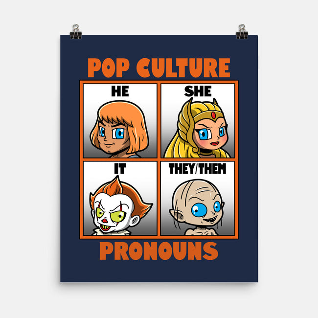Pop Culture Pronouns-None-Matte-Poster-Boggs Nicolas