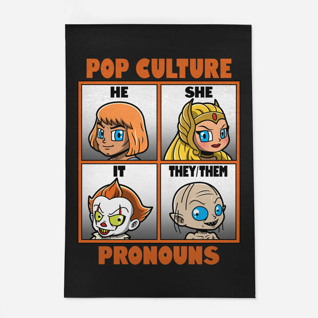 Pop Culture Pronouns-None-Outdoor-Rug-Boggs Nicolas