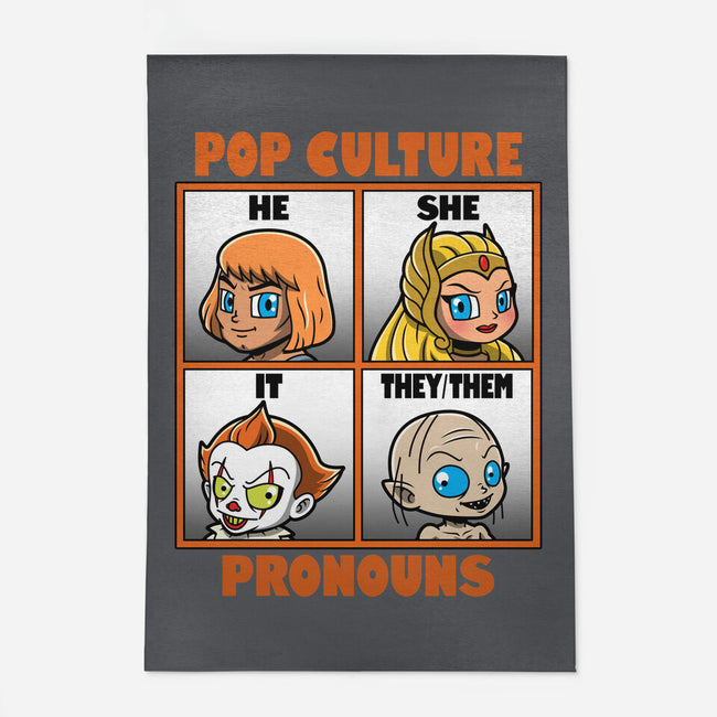 Pop Culture Pronouns-None-Outdoor-Rug-Boggs Nicolas