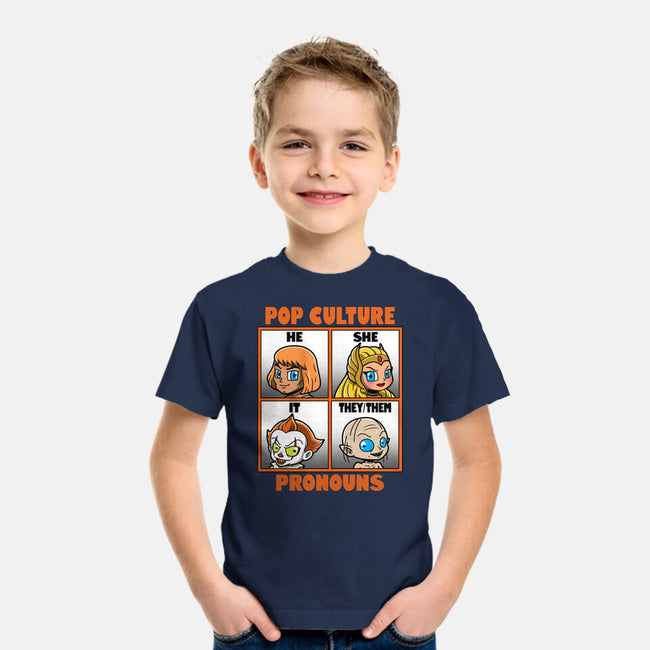 Pop Culture Pronouns-Youth-Basic-Tee-Boggs Nicolas