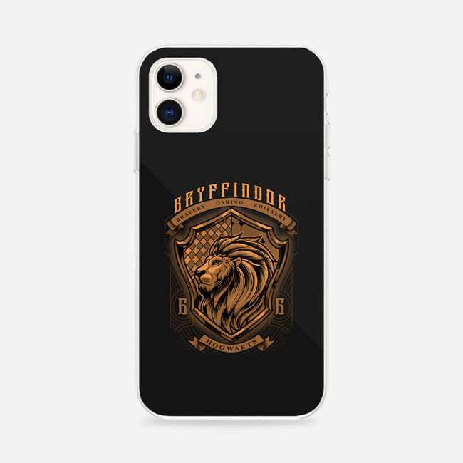 Orange Lion Emblem-iPhone-Snap-Phone Case-Astrobot Invention