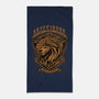 Orange Lion Emblem-None-Beach-Towel-Astrobot Invention