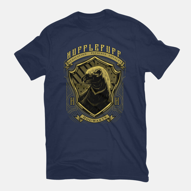Yellow Badger Emblem-Youth-Basic-Tee-Astrobot Invention