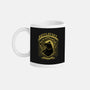 Yellow Badger Emblem-None-Mug-Drinkware-Astrobot Invention