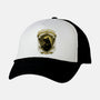 Yellow Badger Emblem-Unisex-Trucker-Hat-Astrobot Invention