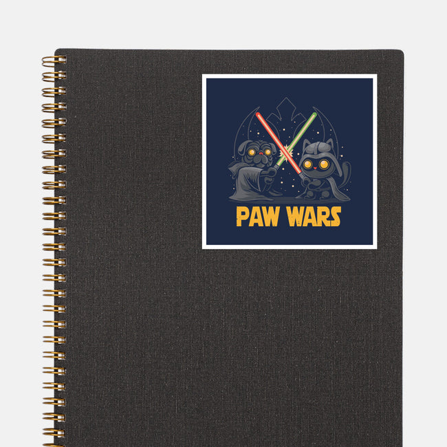 Paw Wars-None-Glossy-Sticker-erion_designs