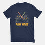 Paw Wars-Womens-Basic-Tee-erion_designs