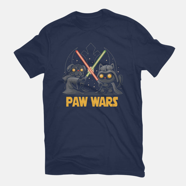 Paw Wars-Unisex-Basic-Tee-erion_designs