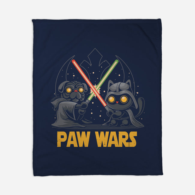 Paw Wars-None-Fleece-Blanket-erion_designs