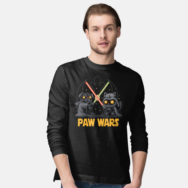 Paw Wars-Mens-Long Sleeved-Tee-erion_designs