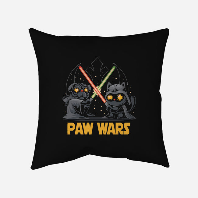 Paw Wars-None-Non-Removable Cover w Insert-Throw Pillow-erion_designs