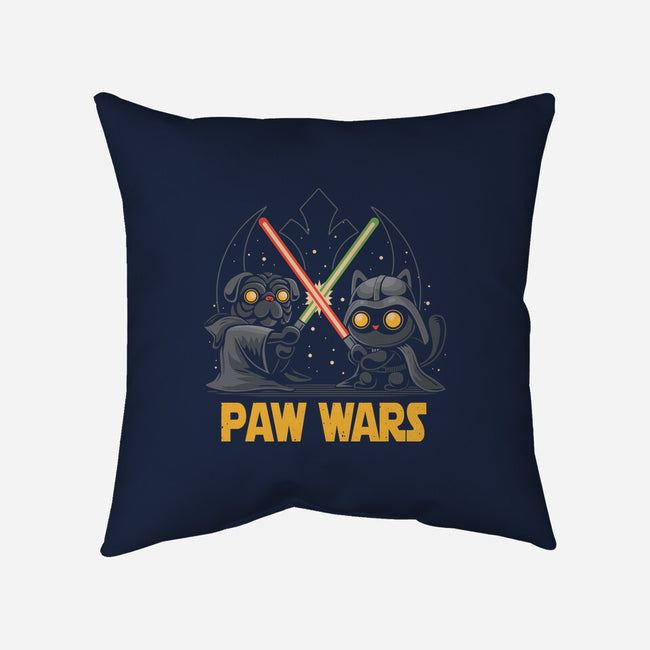 Paw Wars-None-Removable Cover w Insert-Throw Pillow-erion_designs