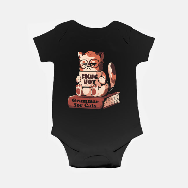 Grammar For Cats-Baby-Basic-Onesie-eduely