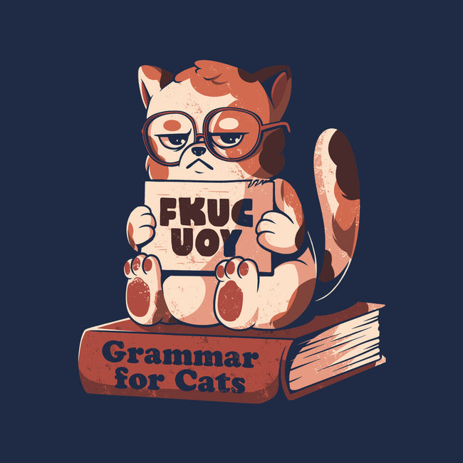 Grammar For Cats-None-Fleece-Blanket-eduely