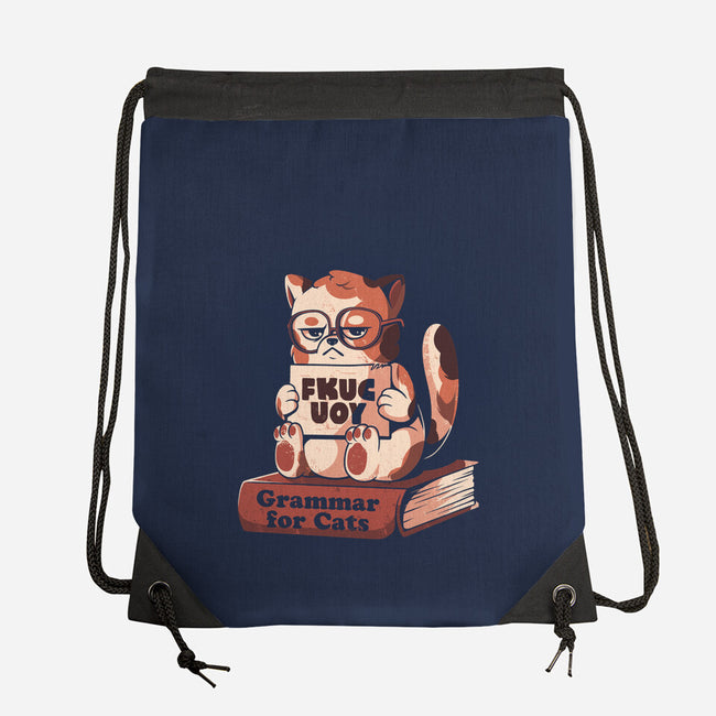 Grammar For Cats-None-Drawstring-Bag-eduely