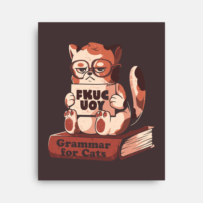 Grammar For Cats-None-Stretched-Canvas-eduely