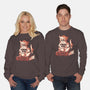 Grammar For Cats-Unisex-Crew Neck-Sweatshirt-eduely