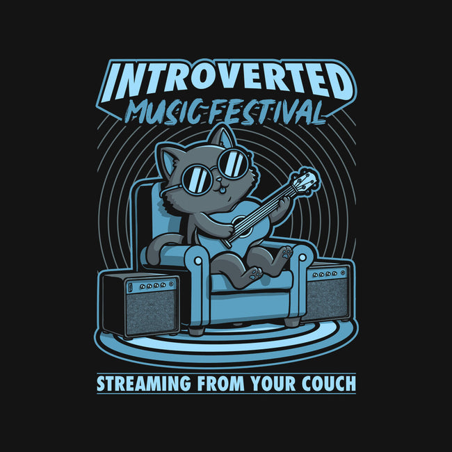 Introverted Music Cat-None-Removable Cover-Throw Pillow-Studio Mootant