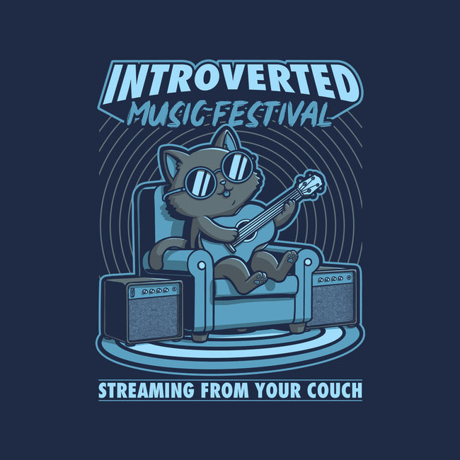 Introverted Music Cat-None-Removable Cover w Insert-Throw Pillow-Studio Mootant