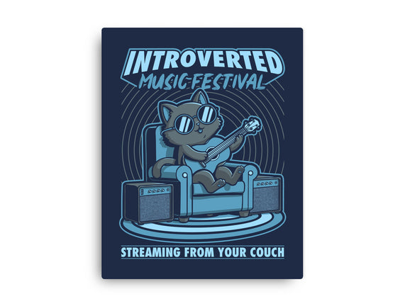 Introverted Music Cat