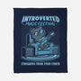 Introverted Music Cat-None-Fleece-Blanket-Studio Mootant