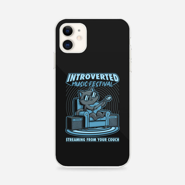 Introverted Music Cat-iPhone-Snap-Phone Case-Studio Mootant