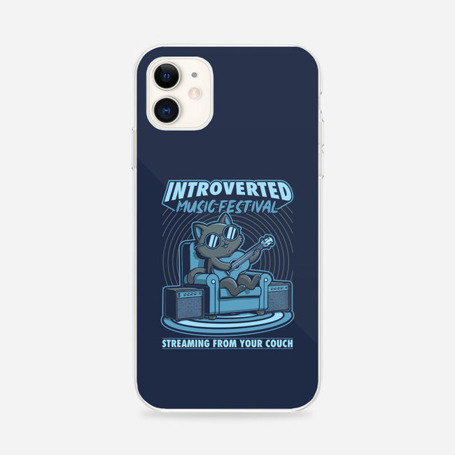 Introverted Music Cat-iPhone-Snap-Phone Case-Studio Mootant