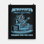 Introverted Music Cat-None-Matte-Poster-Studio Mootant