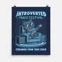 Introverted Music Cat-None-Matte-Poster-Studio Mootant