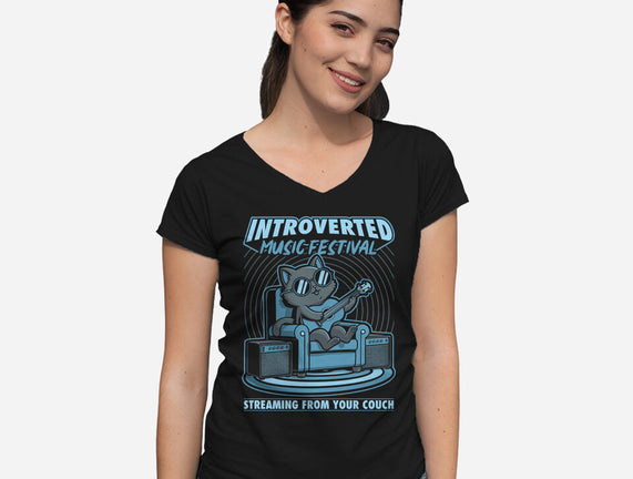 Introverted Music Cat