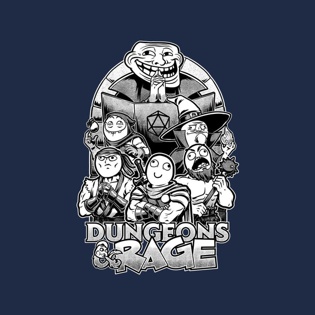 Dungeons And Rage Meme-Womens-Fitted-Tee-Studio Mootant