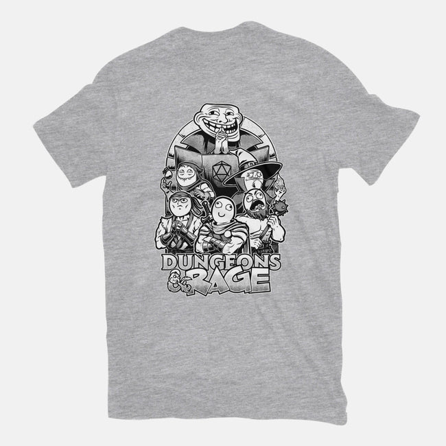 Dungeons And Rage Meme-Unisex-Basic-Tee-Studio Mootant